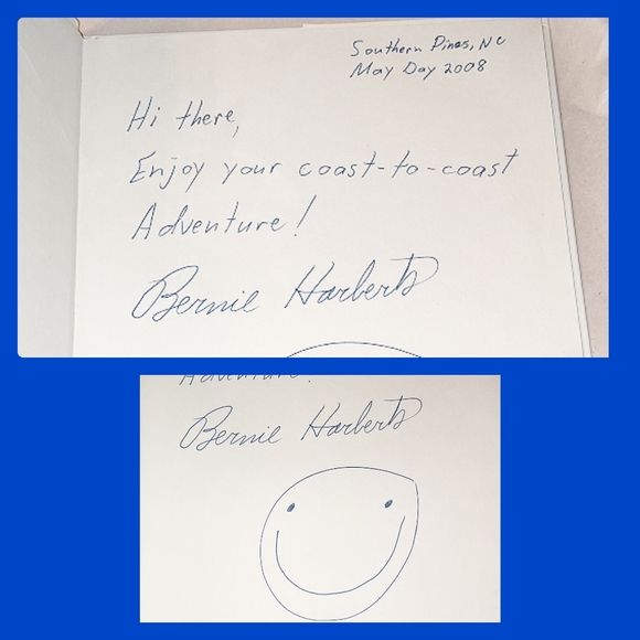 Woody & Maggie walk across America based on true story by Bernie Harberts signed - Picture 2 of 5